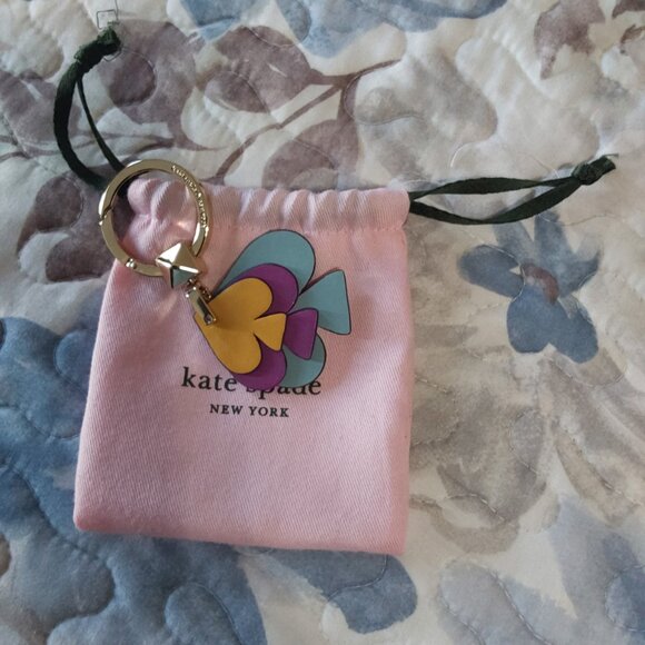 NWOT Kate Spade Triple Stack key fob/purse Charm - Picture 8 of 8